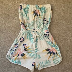 Floral Print Romper